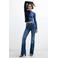 Desigual flared jeans - donkerblauw