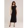 WE Fashion off shoulder jurk - zwart