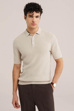 regular fit polo - yoghurt