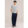 WE Fashion regular fit gestreepte polo - ecru
