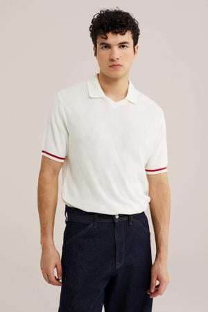 regular fit polo - ecru