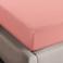 NOUS Living jersey hoeslaken (tot 30 cm) - donkerroze