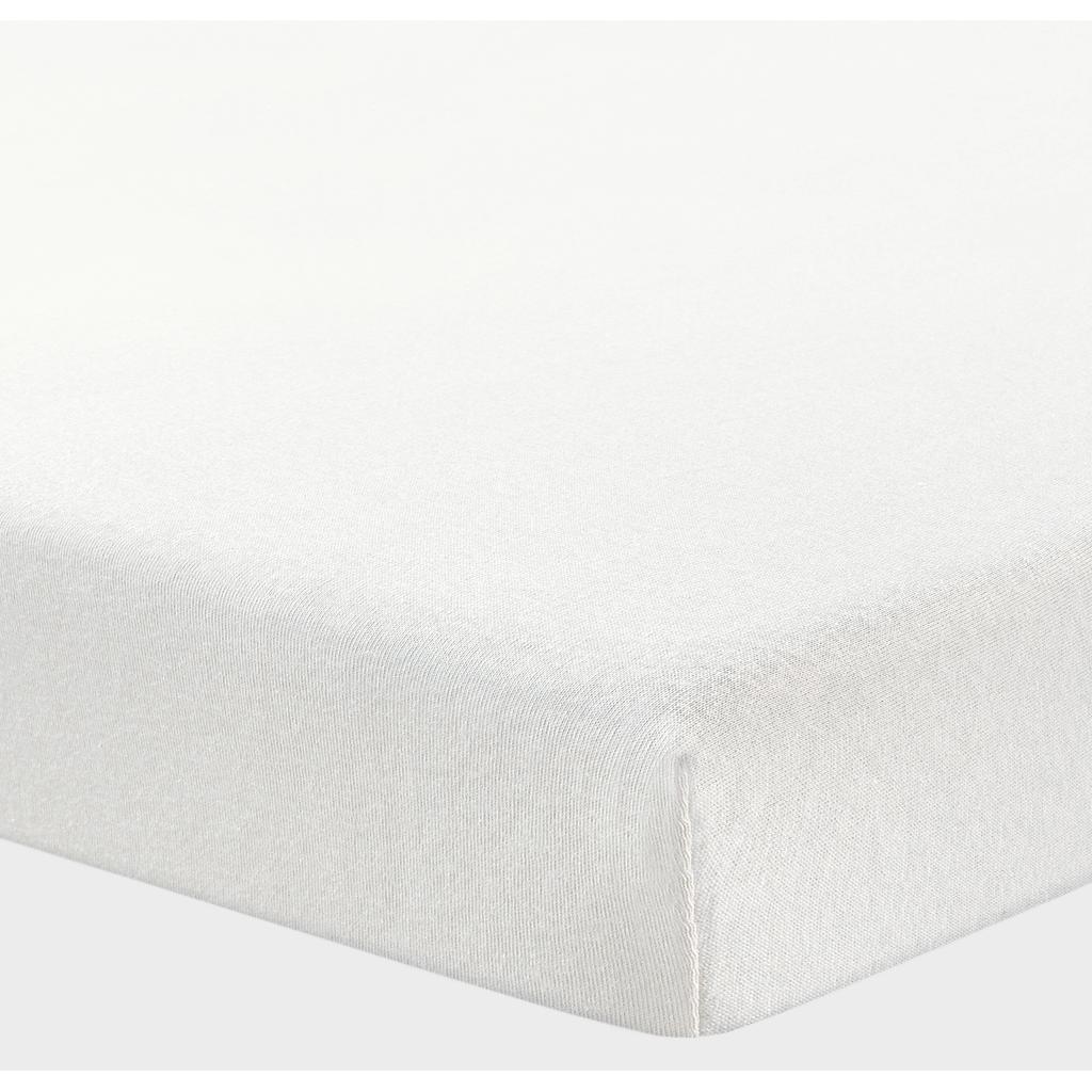 NOUS Kids jersey kinderhoeslaken 150x70 cm - wit