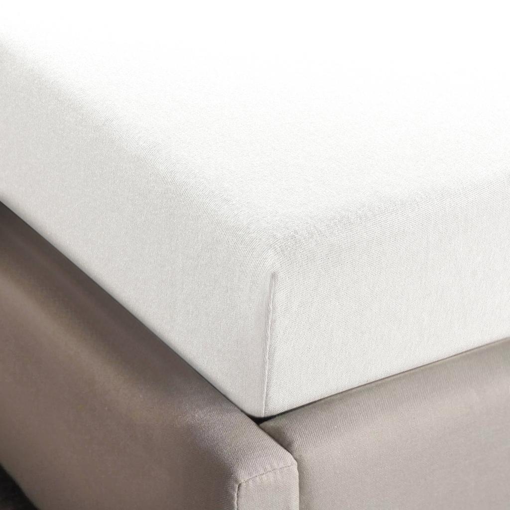 NOUS Living jersey hoeslaken (tot 30 cm) - wit