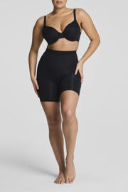 thumbnail: SPANXsculpt™ GoFigure seamless sterk corrigerende mid thigh short - zwart