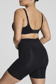 thumbnail: SPANXsculpt™ GoFigure seamless sterk corrigerende mid thigh short - zwart