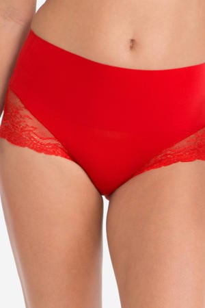 Lace Hi-Hipster licht corrigerende hipster - felrood