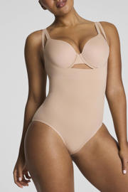 thumbnail: SPANXsculpt™ GoFigure Open Bust Bodysuit niet-voorgevormde sterk corrigerende body - lichtbeige