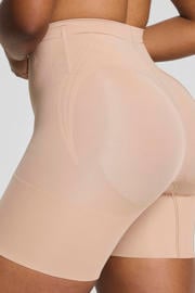 thumbnail: SPANXsculpt™ GoFigure seamless sterk corrigerende Mid Thigh short - lichtbeige