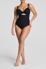 thumbnail: SPANXsculpt™ GoFigure Open Bust Bodysuit niet-voorgevormde sterk corrigerende body - zwart