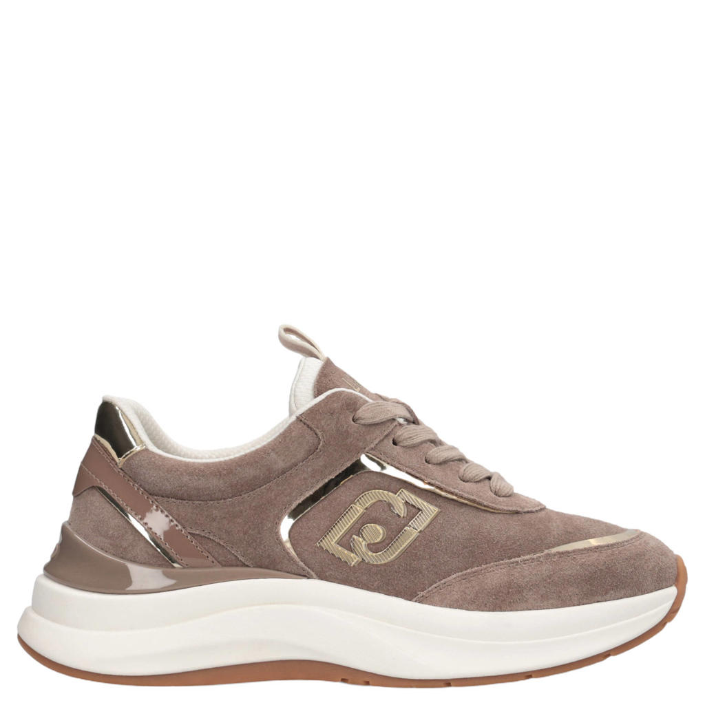 Liu Jo Stardust 01 suède sneakers - bruin