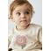 NAME IT BABY sweater met stippen - beige
