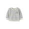 NAME IT BABY regular fit gestreepte sweater met borduursels - ecru