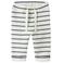 NAME IT BABY regular fit gestreepte joggingbroek - ecru