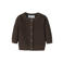 NAME IT BABY katoenen gebreid vest - donkerbruin
