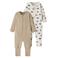NAME IT BABY gebreide pyjama met print - ecru/meerkleurig
