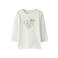 NAME IT BABY katoenen regular fit longsleeve met print - wit