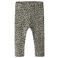 NAME IT BABY slim fit legging met panterprint - beige