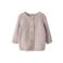 NAME IT BABY katoenen rechtvallend gebreid vest - lila