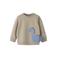NAME IT BABY regular fit sweater met print - beige
