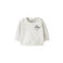 NAME IT BABY rechtvallende sweater met borduursels en print - beige