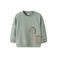 NAME IT BABY regular fit sweater met print - lichtgroen