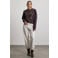 Pink Noir katoenen sweater met print - donkerbruin