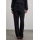 Pink Noir regular waist straight leg broek - zwart