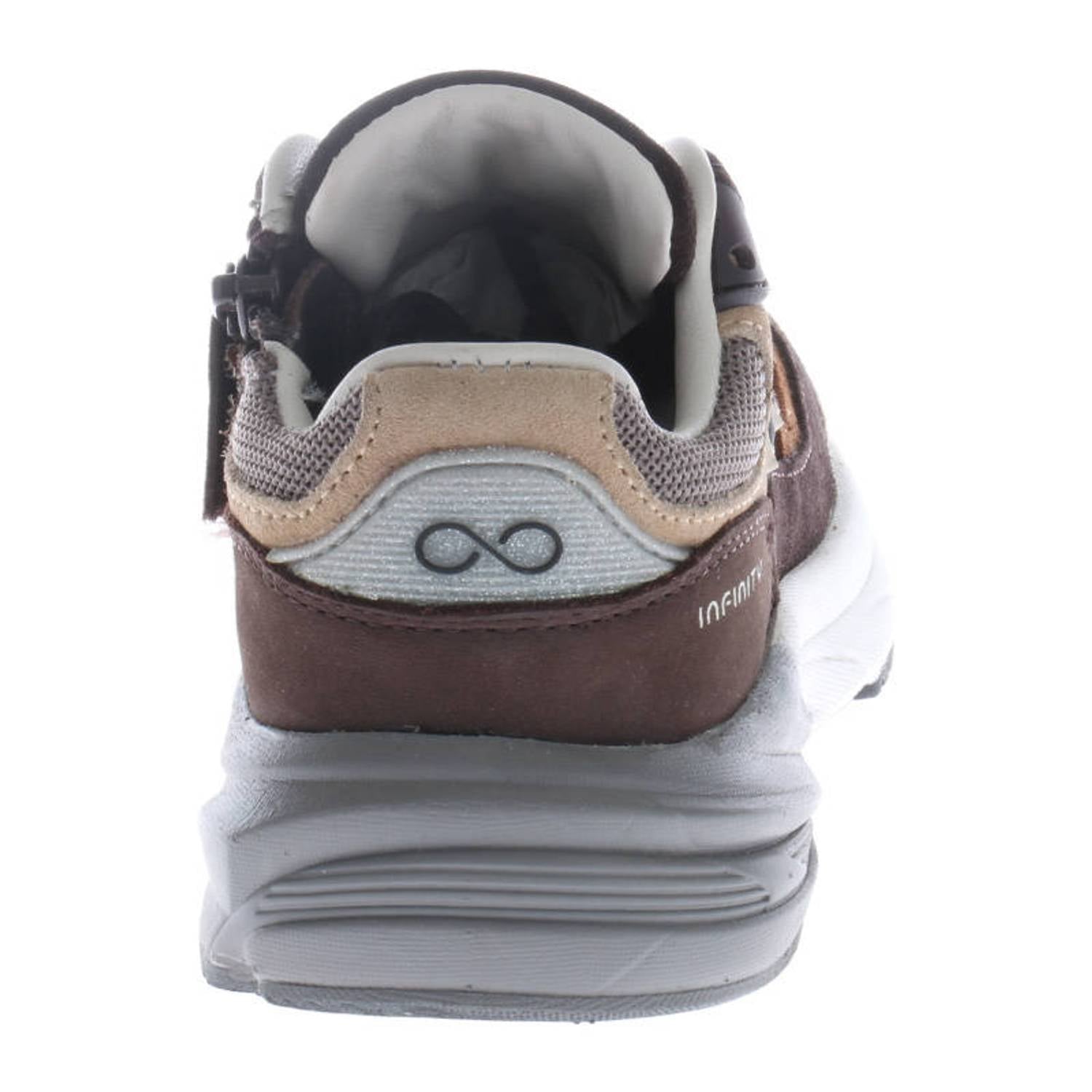 Hip suède sneakers bruin grijs