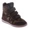 Hip suède sneakers met sleehak - donkerbruin