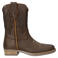 Red Code western leren laarzen - donkerbruin