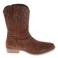 Red Code western suède laarzen - bruin