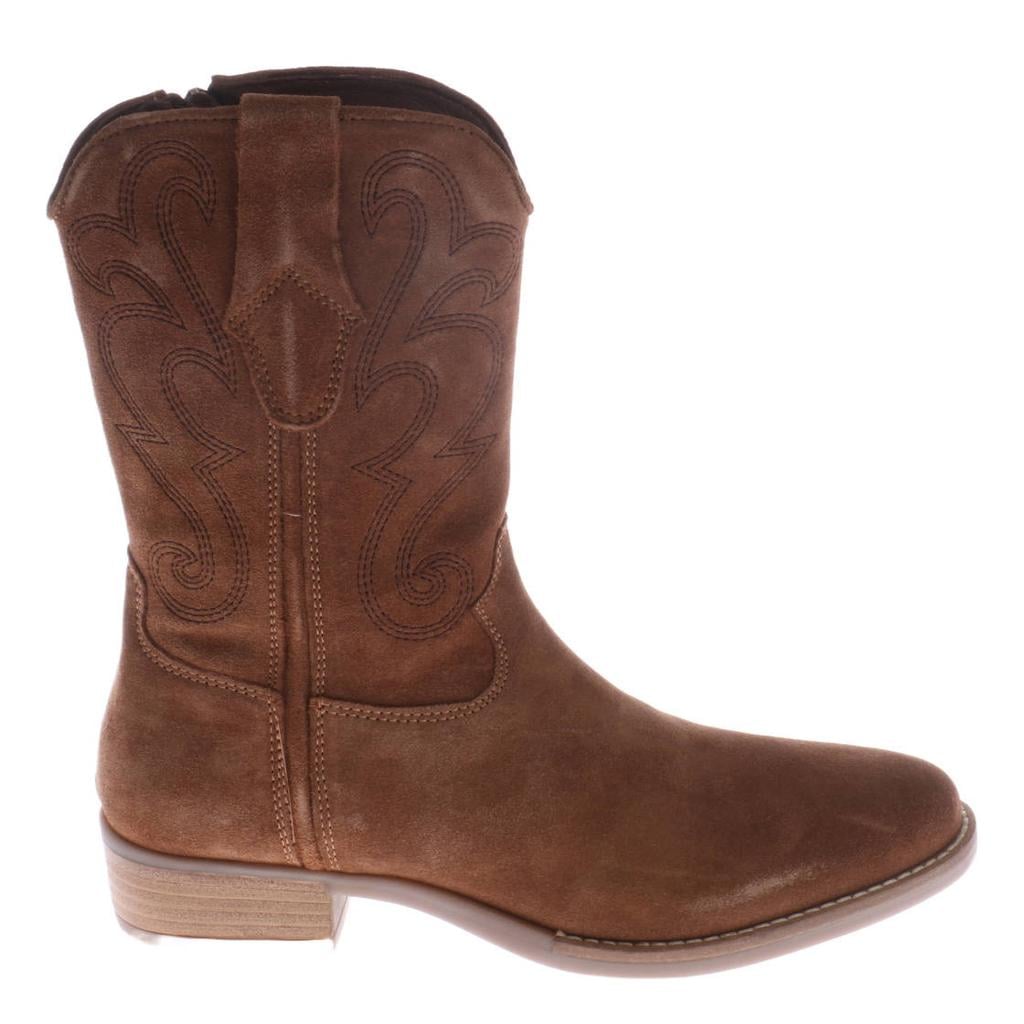 Red Code western suède laarzen - bruin