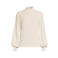 Anytime top met smockwerk off-white