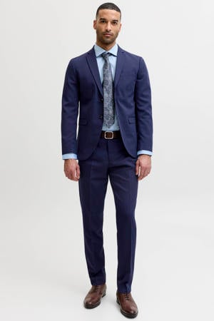 super slim pantalon donkerblauw