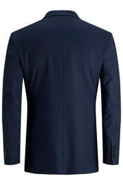 thumbnail: JACK & JONES PREMIUM slim fit gebreide colbert - donkerblauw