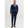 JACK & JONES PREMIUM slim fit gebreide colbert - donkerblauw