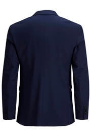 thumbnail: JACK & JONES PREMIUM slim fit gebreide colbert - donkerblauw