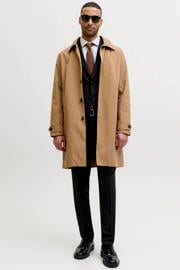 thumbnail: JACK & JONES PREMIUM slim fit gebreide colbert - zwart