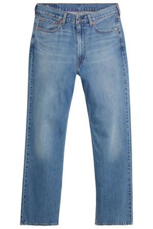 565 loose fit jeans met riemlussen - blauw denim