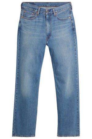 565 loose fit jeans met riemlussen - blauw denim