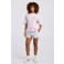 America Today regular fit sweatshort - lichtgrijs