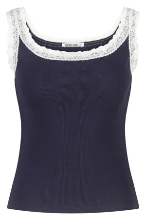 pyjamatop - donkerblauw