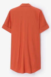 thumbnail: Sissy-Boy blousejurk met linnen - donker oranje