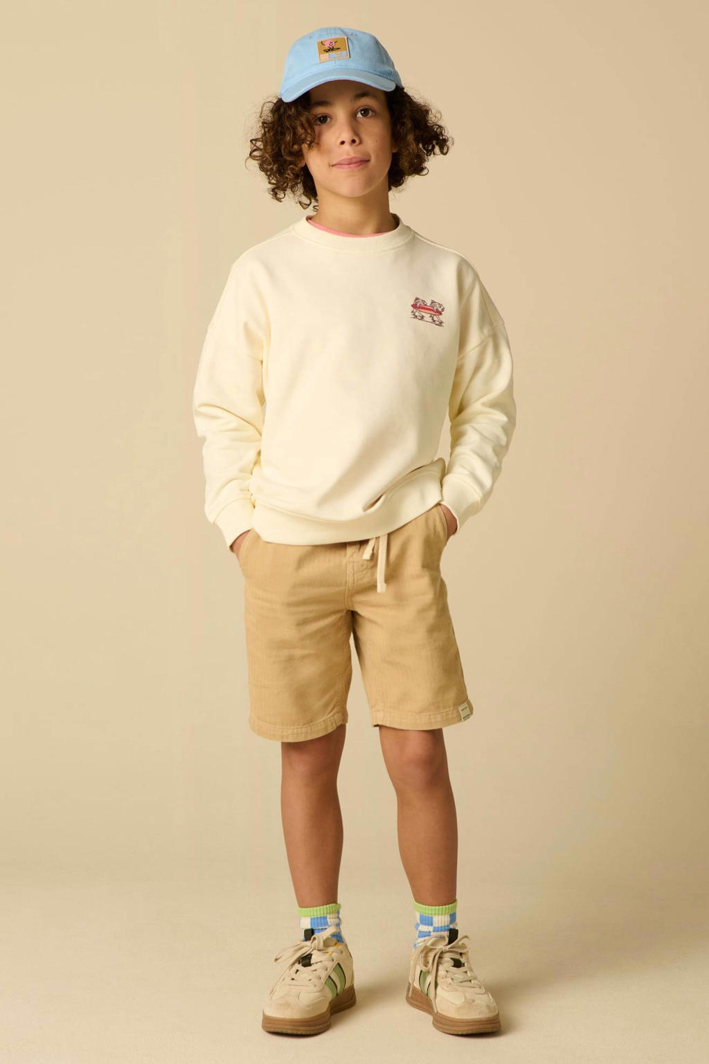 Sissy-Boy sweater met backprint wit