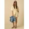 Sissy-Boy straight leg korte broek met borduursels en print - lichtgeel