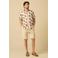 Sissy-Boy relaxed fit casual short met linnen - wit
