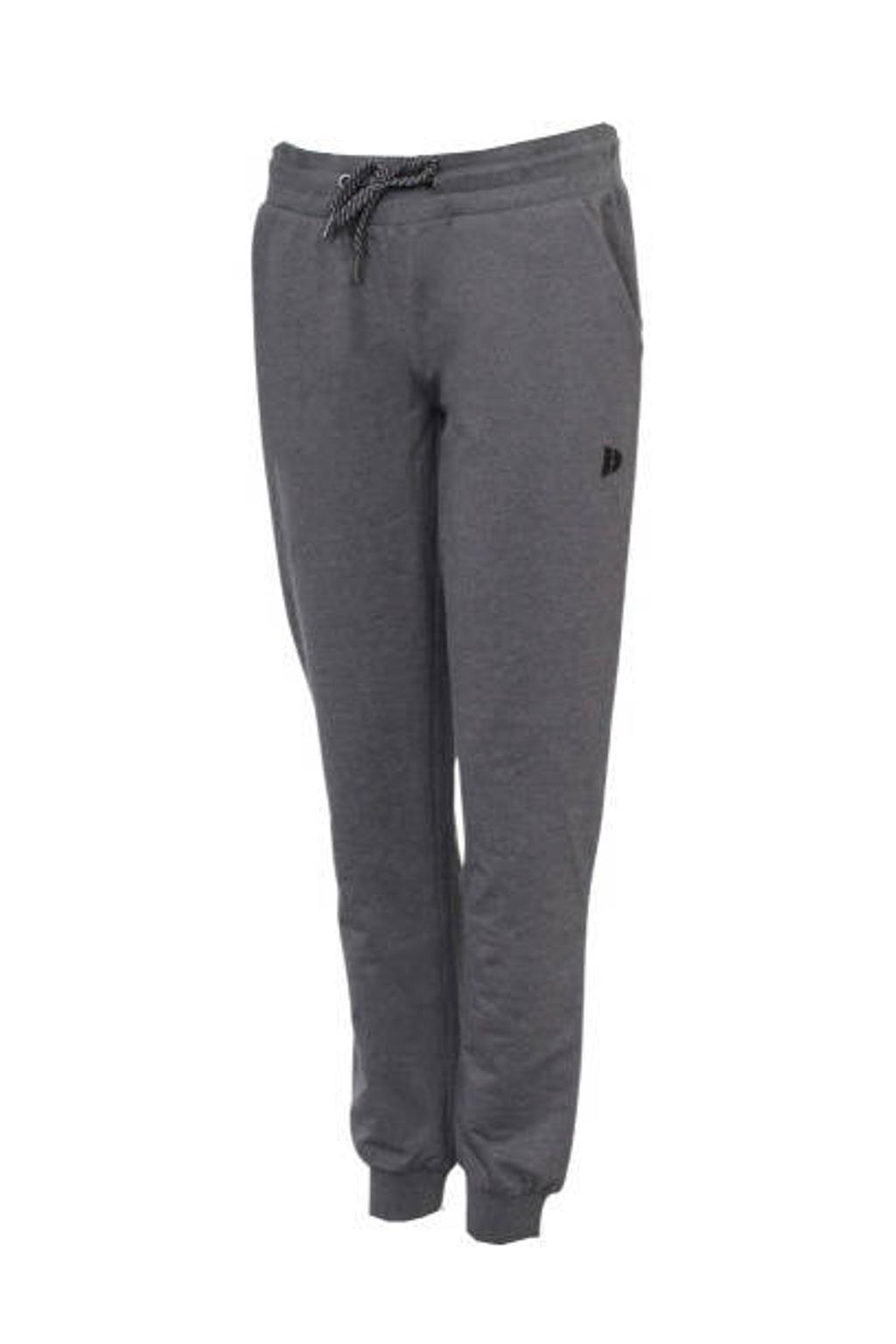 Grijze dames Donnay sportbroek van sweat materiaal