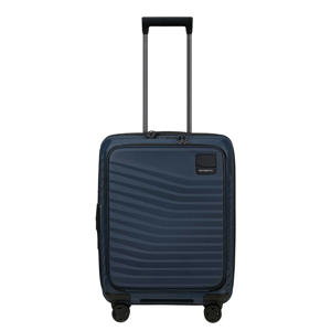 trolley Intuo 55 cm. Expandable donkerblauw