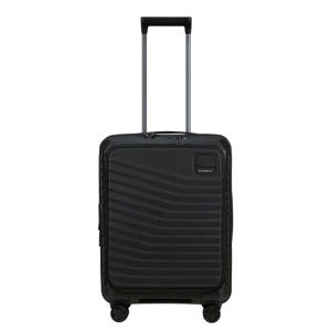 trolley Intuo 55 cm. Expandable met laptopvak zwart